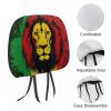 OXJOIIS 1 Pcs Car Headrest Cover Jamaican Rasta Flag Rastafarian Reggae Lion Car Seat Head Rest Cover Protector Head Rest Coverings for Cars Truck Auto view 3