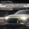 Asasytal H11 Halogen Headlight Bulb Fog Light 12V 55W 4300K Super Bright Warm White Lights High Performance Car Headlight Standard Replacement Bulb, 2 Pcs view 3