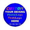 Custom Spare Tire Cover 14-17 Inch Personalized Photo Logo Wheel Covers Waterproof Universal Tire Protectors Cover with Adjustable Buckle Strap for All Many Vehicle, Blue view 1
