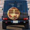 Custom Spare Tire Cover 14-17 Inch Personalized Photo Logo Wheel Covers Waterproof Universal Tire Protectors Cover with Adjustable Buckle Strap for All Many Vehicle, Blue view 4