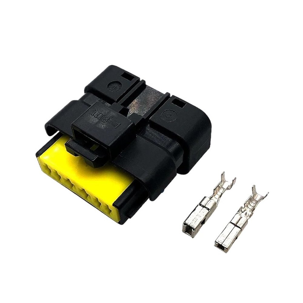TakenE 1/5/10Set 6Pin Automotive Throttle Valve FCI Connector P1ug Pigtail 211PC069S0049 211 PC069S0049 DJ7067Y-1.5/2.8-21(10 Sets)