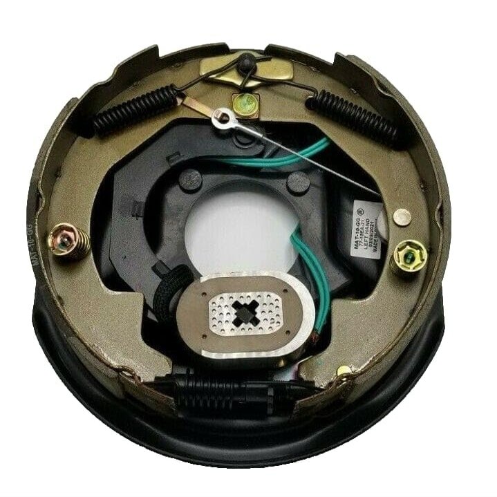 MotorCart Basics BK10E01SA Left Trailer Backing platee Brake Electric 10"" Fits Nev-R-Adjust 3500 BK-10E-01SA