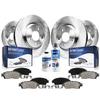 Detroit Axle - 10pc Brake Rotors Brake Pads for 2014-2019 Nissan Rogue view 1