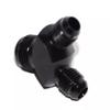 TORDXICS 8AN to 2X AN6 Y Block Flare Fitting Adapter Union Splitter black view 4