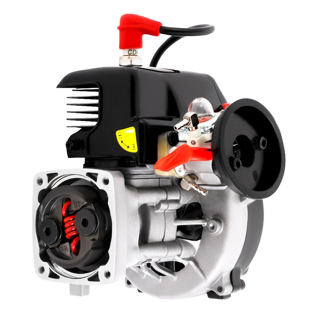 Gas Engine,32cc/36cc 4-Bolt Rovan Motor 2-Stroke Gas Engine, is Small in Size and High in Power, for 1/5 HPI Baja 5B 5T SS 5SC FG Monster Truck Buggy Redcat HSP Rovan (30.5CC)