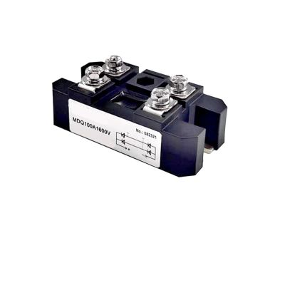 WUZDPRCJ 100A single-phase rectifier bridge AC-DC module 100Amp 12V to1800V MDQ100A-16 12V 24V 36V 48V 600V 1000V 1200V 1600V MDQ100A(MDQ100A 800V)
