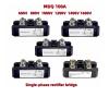 WUZDPRCJ 100A single-phase rectifier bridge AC-DC module 100Amp 12V to1800V MDQ100A-16 12V 24V 36V 48V 600V 1000V 1200V 1600V MDQ100A(MDQ100A 800V) view 2
