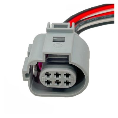 DLAHPJPT automotive electrical connectors 6 Pin EGR Valve Female Connector pl;/ug Wire Harness Fit Compatible 1J0 973 713 G 1J0973713G 42121200 With 15cm 20AWG Cable(1 Pc)
