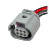 DLAHPJPT automotive electrical connectors 6 Pin EGR Valve Female Connector pl;/ug Wire Harness Fit Compatible 1J0 973 713 G 1J0973713G 42121200 With 15cm 20AWG Cable(1 Pc) view 2