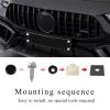 Yourkar 8 PCS Car License Plate Screw Kit, Self Mounting License Plate Screws, Rustproof Stainless Steel Car Bolts, Silver view 3