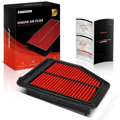 A-Premium Pre-oiled Engine Air Filter Compatible with Acura & Honda Models - ILX 2013 2014 2015 2.0L, Civic 2012 2013 2014 2015 1.8L