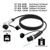 EQBVZZRD EV Charger Extension Cable 12KW 50A EV Charger Cable Type2 to Type1 Charging Station Fast Elecitric Car Charging Cable 5M EVSE Female to Male Plug(32A 8KW 1 Phase) view 4