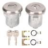 PerGar Car Door Lock Cylinder with Key 5070006 Compact Structure Metal Door Lock Cylinder Replacement for Truck C10, C20, C30 19651987 Door Locks Cylinder Kit view 1