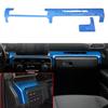 MXtrim for Toyota Tacoma 2024 2025 Interior Dashboard Center Control Strip Molding Trim ABS Glossy Blue Car Accessories 2pcs (Not Fit TRD Version) view 1