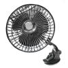 Electric Car Fan, 6in Powerful Cooling Air Fan with Upgrade Powerful Suction Cup, 360 Rotatable Portable Quiet Fan for Vehicle Car Truck Van SUV RV ATV (12v) view 1