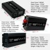 Eastnmythet 3500W 4500W 7000W Pure Sine Wave Car Power Inverter DC 12V to AC 110V Voltage Converter for Trucks Outdoor Camping, with LCD Display,12V to 120V-3500W view 3