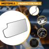 MOTOALL 23444114 Driver Side Tow Mirror Glass Lower Convex Left side Heated Rearview Mirror Fit for Chevy Silverado 1500 2500 3500, for GM Pickup Truck SUV Sierra 2500 HD view 4
