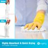 Orighty Cleaning Cloths, Shop Towels 100 Pack, Shop Rags Reusable, Microfiber Cleaning Rags Bulk for Cars, Multi-Purpose Lint Free Towels for Automotive, Mechanic, Kitchen, 11.5 x 11.5, White view 3