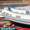 Custom Boat Letters for Registration - (Pack of 2) - Your Numbers and Letter, Marine Grade Vinyl Decals Sticker - 3.25" x 24" view 2