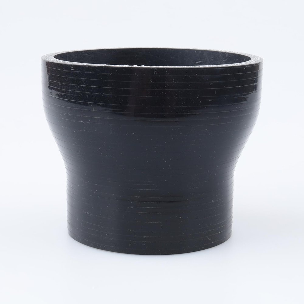 AC PERFORMANCE ID 3" to 1.75" (76mm to 45mm) Silicone Hose Straight Reducer 3-Ply Reinforced Black, 3" Length