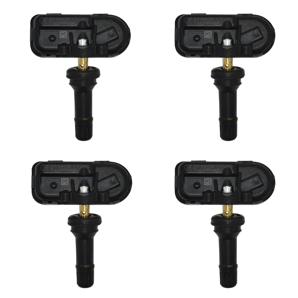 Embellu 4PCS 68324960AB Tire Pressure Monitoring System Sensor TPMS Compatible with 2014-2021 Dodge RAM 1500 2500 3500