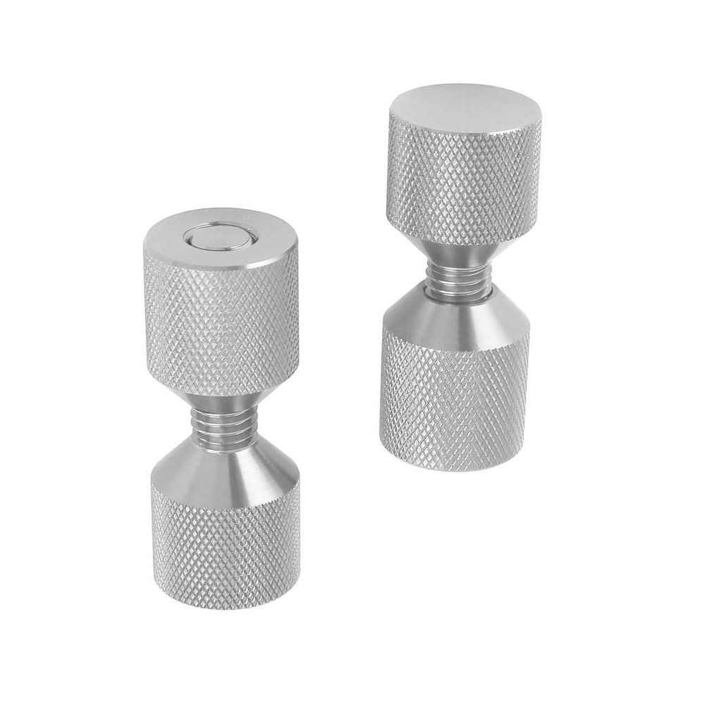 2pcs Aluminum 2 Hole Flange Pin Oxidation Resistant Alignment Tool Easy to Use Flange Aligner for Mechanical Assembly