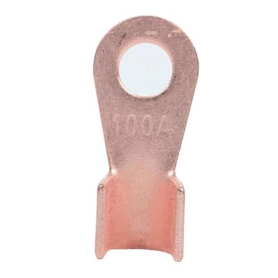 DLAHPJPT automotive electrical connectors 10 PCS Copper Circular Splice Terminal Copper Terminal OT-3A/5A/10A/20A/30A/40A/50A/60A/80A/100A/150A/200A Open Copper Nose(OT-5A)