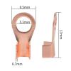 DLAHPJPT automotive electrical connectors 10 PCS Copper Circular Splice Terminal Copper Terminal OT-3A/5A/10A/20A/30A/40A/50A/60A/80A/100A/150A/200A Open Copper Nose(OT-5A) view 2
