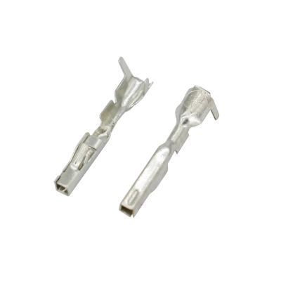 DLAHPJPT automotive electrical connectors 50 PCS 1.2 MM Auto Crimp Loose Wire Terminal Splice Pins Electrical Connector pl;/ug 1718653-1 4F0973703 G406 DJ623W-1.2x0.6A