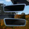 TSTESE Rearview Mirror Edge Protector Trim Frame Compatible with Tesla Model 3 Y X S 2025 2024 2023 2022 2021 2020 Interior Rear View Decorations Cover Decor Strip Accessories (Blue) view 1