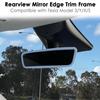 TSTESE Rearview Mirror Edge Protector Trim Frame Compatible with Tesla Model 3 Y X S 2025 2024 2023 2022 2021 2020 Interior Rear View Decorations Cover Decor Strip Accessories (Blue) view 3