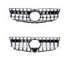 IALQXYCX Compatible For Benz GLK X204 Front Bumper Panamericana GT Grille Style X204 300 350 400 Grill Parrilla 2008-2015 Black Silver(Diamond Black 08-12) view 3