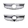 IALQXYCX Compatible For Benz GLK X204 Front Bumper Panamericana GT Grille Style X204 300 350 400 Grill Parrilla 2008-2015 Black Silver(Diamond Black 08-12) view 4
