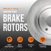 Max Advanced Brakes - Front Brake Rotor Set for Acura TLX view 2