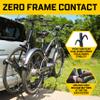 Saris SuperClamp G3 2-Bike HD Hitch Rack Lightweight Platform Bike Carrier for Car, SUV, Truck Tilting Design, Secure Wheel Clamping, Fits Road, Mountain, E-Bikes 2" Hitch Receiver view 2