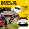 Saris SuperClamp G3 2-Bike HD Hitch Rack Lightweight Platform Bike Carrier for Car, SUV, Truck Tilting Design, Secure Wheel Clamping, Fits Road, Mountain, E-Bikes 2" Hitch Receiver view 4
