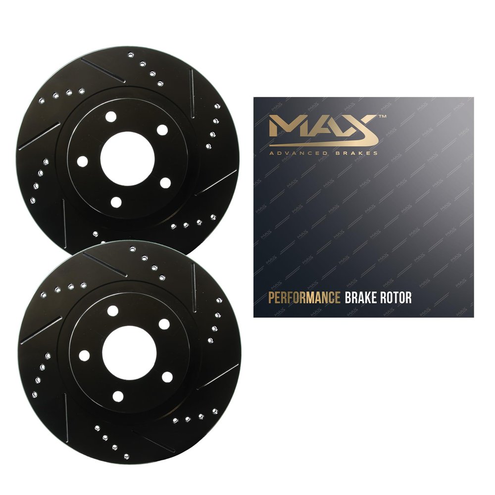 Max Advanced Brakes - Rear Brake Rotor Set for Lexus IS300