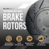 Max Advanced Brakes - Rear Brake Rotor Set for Lexus IS300 view 2
