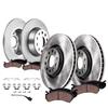 Detroit Axle - 8pc Brake Kit for Volkswagen Jetta Eos CC Audi A3 Quattro view 1