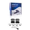 Detroit Axle - 8pc Brake Kit for Volkswagen Jetta Eos CC Audi A3 Quattro view 4