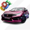 3M Chrome Delete Tape Stripe | Vinyl Film Car Wrap Custom Stripes | Gloss Fierce Fuchsia | G348 | 26" x 25ft | Instawraps Heat Resistance Pro Wrapping Glove - Included view 1