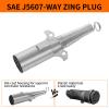 WUSHIXAN 7 Way Replacement Plug, Heavy Duty 7 Pin Round Trailer Connector, Semi Trailer Plug with Extension Spring Guard, 7 Way Plug Adapter for Semi Truck Tractor Trailer - 1PCS view 4
