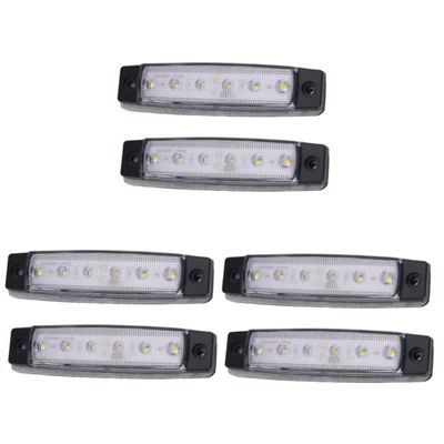PartyKindom 6pcs Led Car Lights Exterior Trailer Lights Side Marker Indicators for Trucks