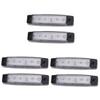 PartyKindom 6pcs Led Car Lights Exterior Trailer Lights Side Marker Indicators for Trucks view 1