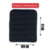 PIRANIMHD Motorcycle Gel Pad Rear Passenger seat Cushion for BMW R nineT view 3