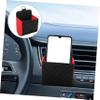PLAFOPE Car Air Vent Organizer Multi-functional Storage Pouch for Sunglasses Phones and Items Easy Installation Stylish Design for Clean Car Interior Black Red view 3