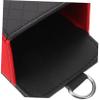 PLAFOPE Car Air Vent Organizer Multi-functional Storage Pouch for Sunglasses Phones and Items Easy Installation Stylish Design for Clean Car Interior Black Red view 4