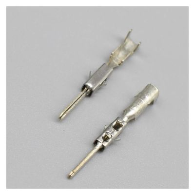 ROBAUN 50Pcs 1/1.5/1.8/2.2/2.8/3.5mm Male Female Auto Crimping Wire Terminal with Pin Removal Tool for AMP FCI(DJ615B-1.5)