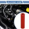 X AUTOHAUX 1 Pcs 10mm 0.39" ID 76mm 2.99" Length 0 Degree Red Car Silicone Hose Coolant Hose Universal view 2