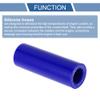X AUTOHAUX Straight Coupler Silicone Hose 0.63" ID 2.99" Length 0 Degree Universal Car Silicone Hose Coolant Hose 4-Ply 5mm Thickness Air Intake/Turbo/Intercooler Piping Tube Blue 1 Pcs view 4